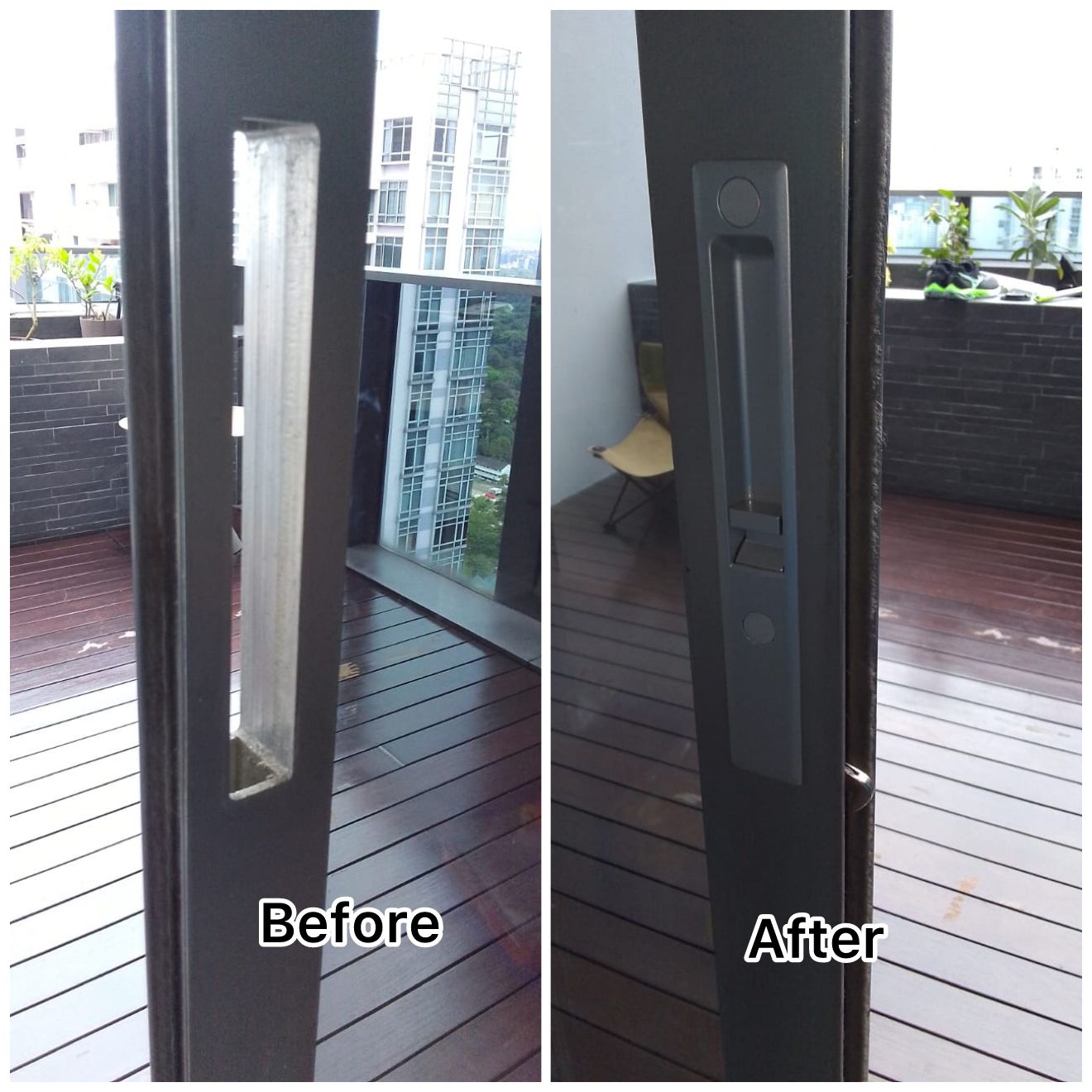 Sliding Door Handle & Lock Replacement in Singapore